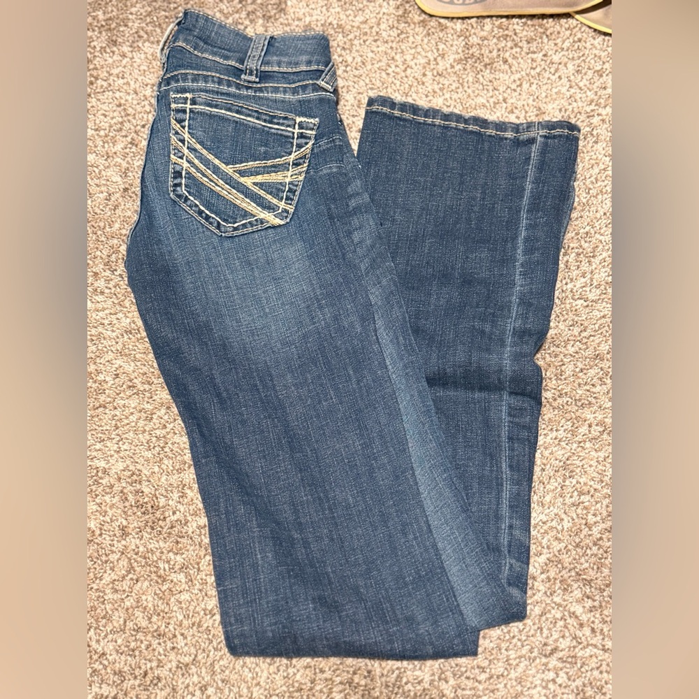 Ariat Women's Boot Cut Jeans in Classic Blue